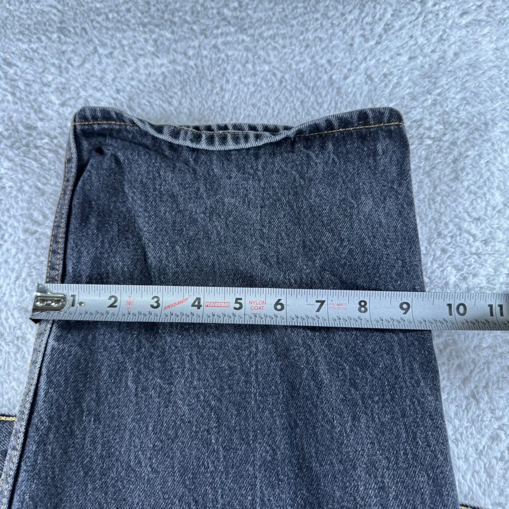 Levis 501‎ Jeans Mens 38x29 (tag 42x32) Black Button Fly Classic Straight Cotton
